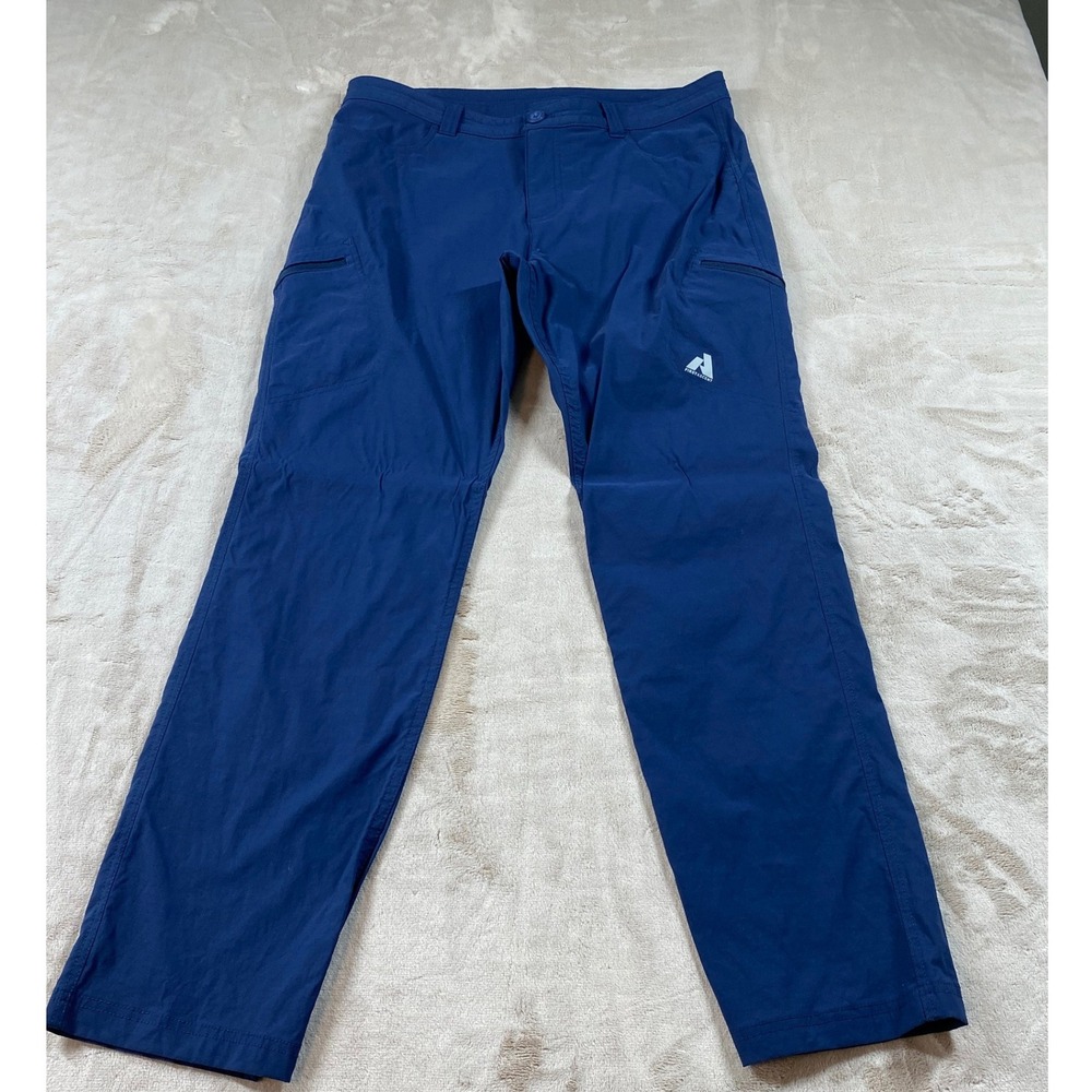 Eddie Bauer Guide Pro Pants Womens 14 First Ascent Blue Hiking Technical Stretch